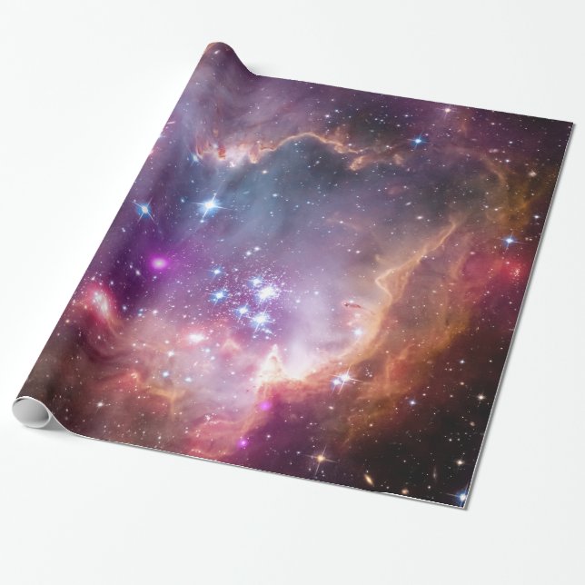 Under the "Wing" of the Small Magellanic Cloud Wrapping Paper (Unrolled)