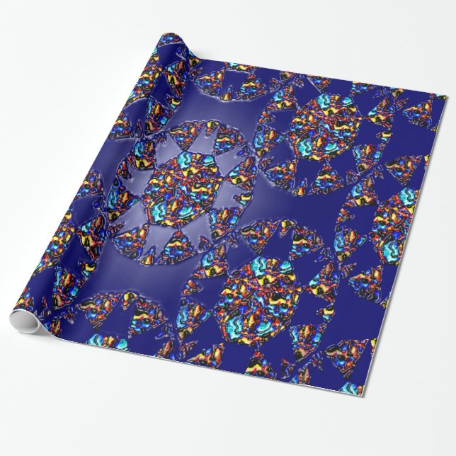Under water cells.. wrapping paper (Unrolled)