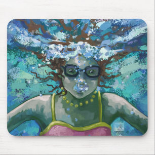 Under Water Swim Mouse Pad