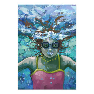 Under Water Swim Photo Print