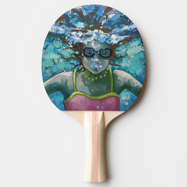 Under Water Swim Ping Pong Paddle (Front)
