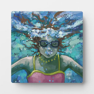 Under Water Swim Plaque