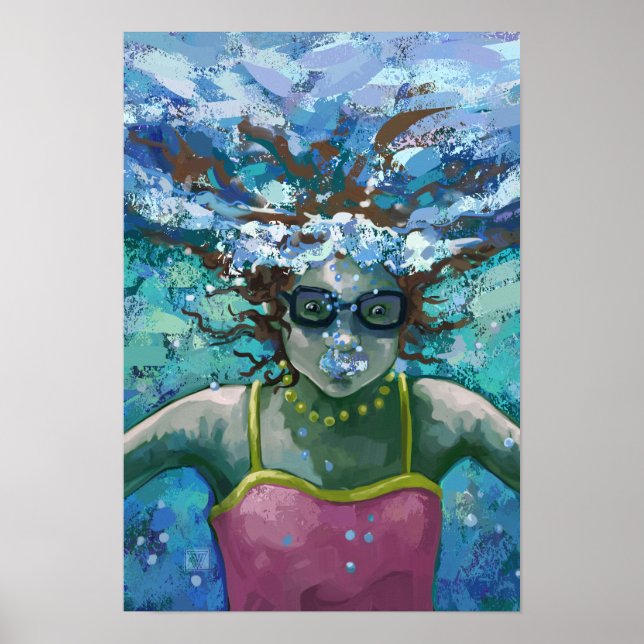 Under Water Swim Poster (Front)