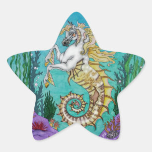 Under WaterHorse Star Sticker