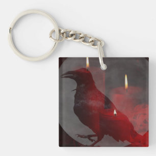 "Under Your Spell in Red" Keychain