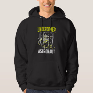 Undercover Astronaut Planets Space Astronomy Rocke Hoodie