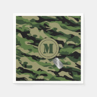 Undercover Camo Camouflage Dogtag Monogrammed