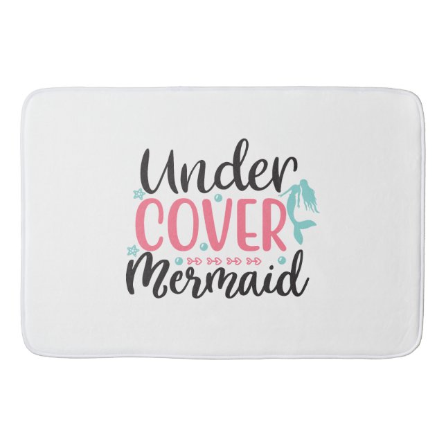 Undercover Mermaid Bath Mat (Front)