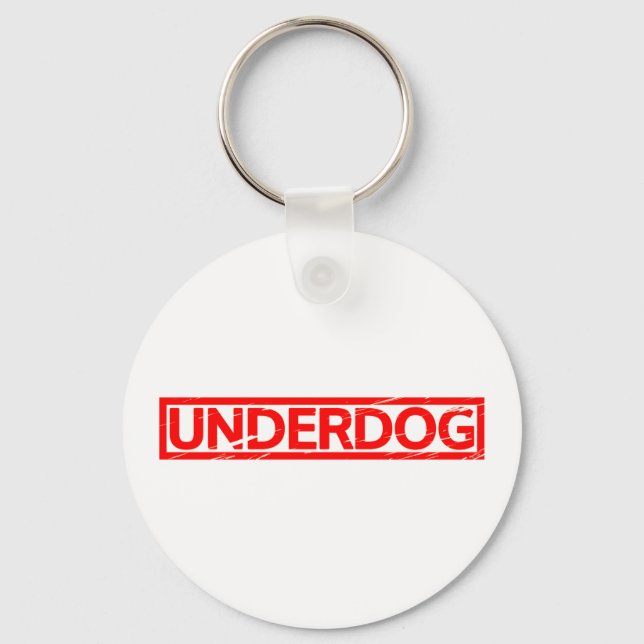 Underdog Stamp Keychain (Front)