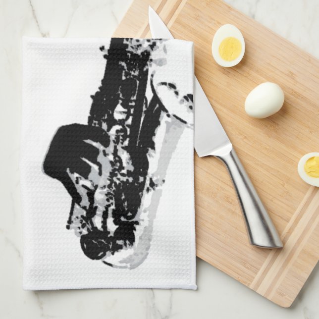 Underground Jazz American MoJo Kitchen Towel (Quarter Fold)