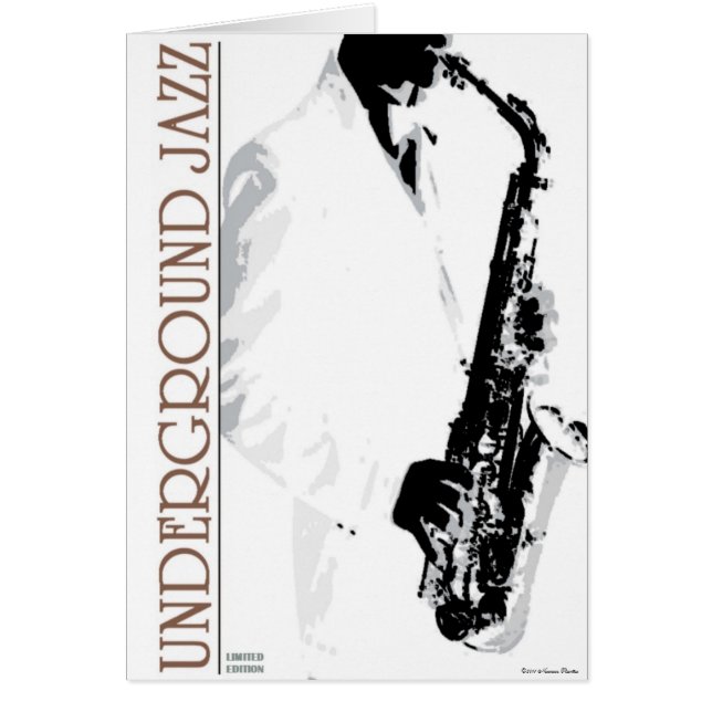 Underground Jazz Card (Front)