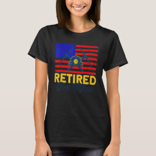 Underground Mining Retired American Coal Miner T-Shirt