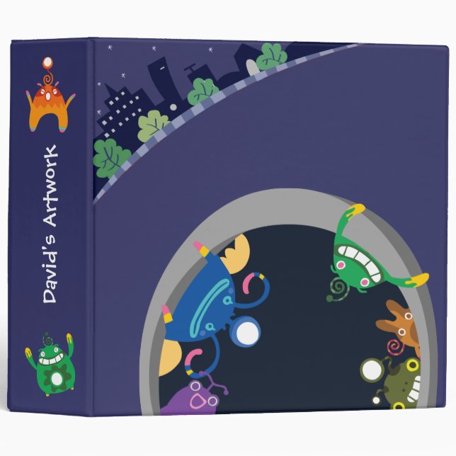 Underground Monsters 1 Binder (Front/Spine)