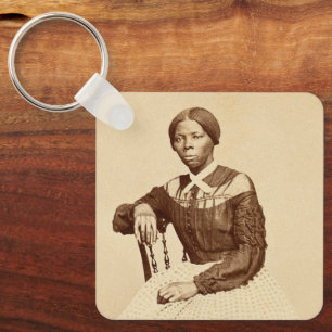 Underground Railroad Abolitionist Harriet Tubman  Keychain