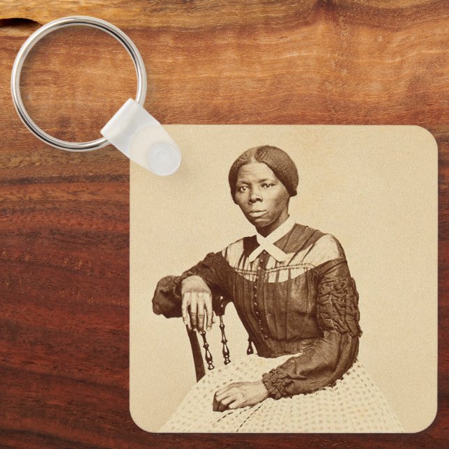 Underground Railroad Abolitionist Harriet Tubman  Keychain (Front)