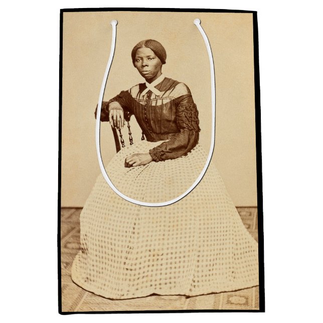 Underground Railroad Abolitionist Harriet Tubman  Medium Gift Bag (Front)