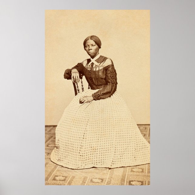 Underground Railroad Abolitionist Harriet Tubman  Poster (Front)