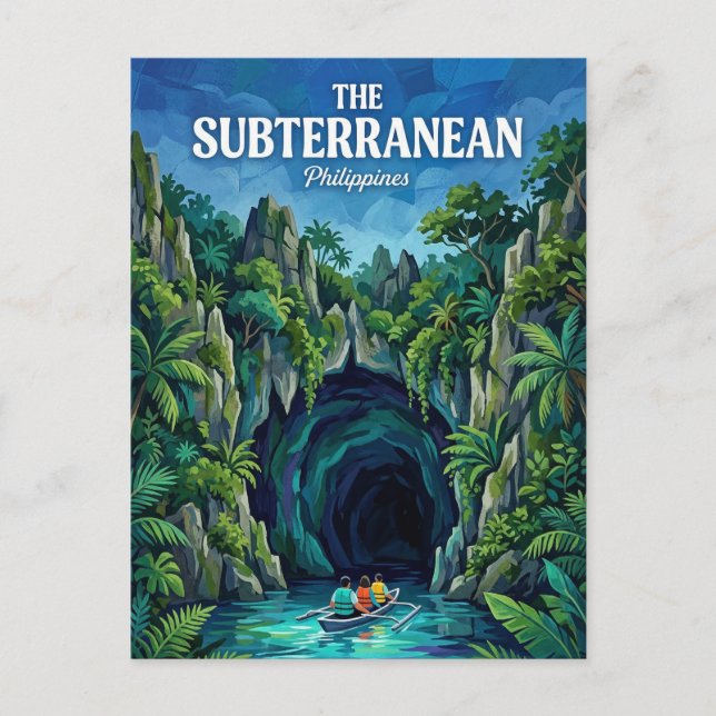 Underground River Philippines Postcard (Front)