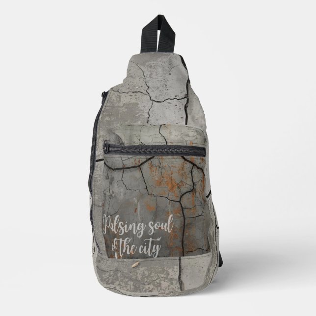 Underground Streetwear Crossbody Bag Concrete (Front)