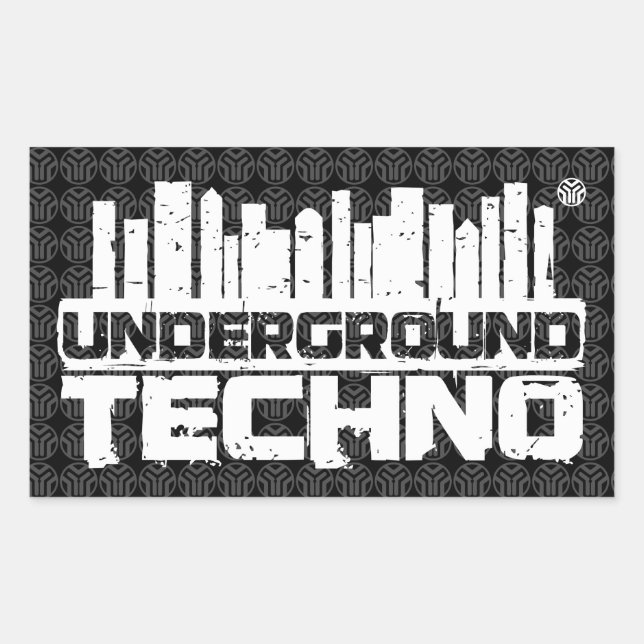 Underground Techno - Sticker (Front)