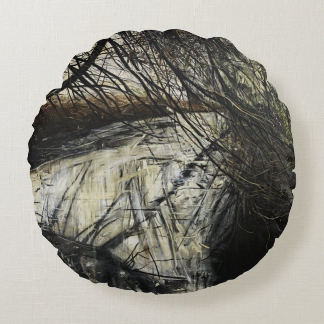 Undergrowth 2010 round pillow (Front)