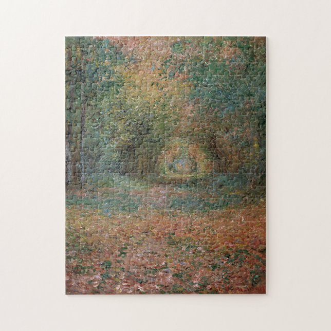 Undergrowth Forest of Saint-Germain Monet Fine Art Jigsaw Puzzle (Vertical)