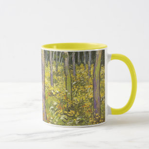 Undergrowth with Two Figures Van Gogh Fine Art Mug