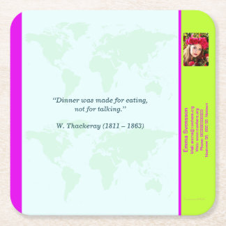 Underlägg — Connect, World Square Paper Coaster