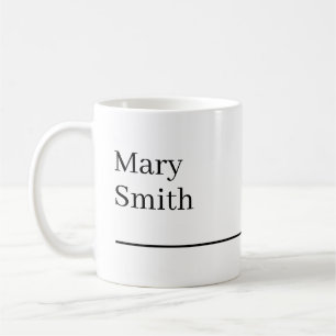 Underlined Minimalist Modern Coffee Mug