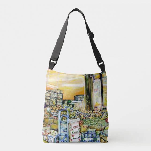 Undermining Artistic Gentrification Crossbody Bag (Front)