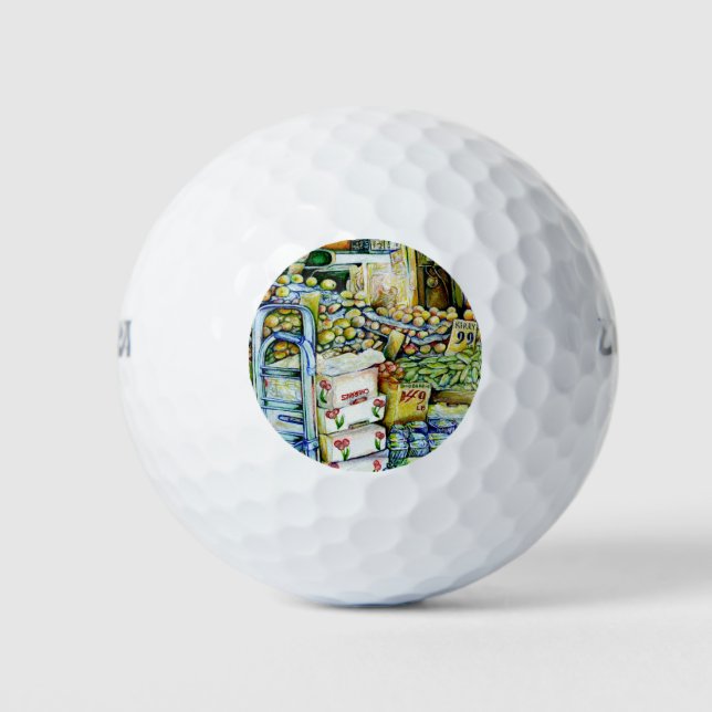 Undermining Artistic Gentrification Golf Balls (Front)