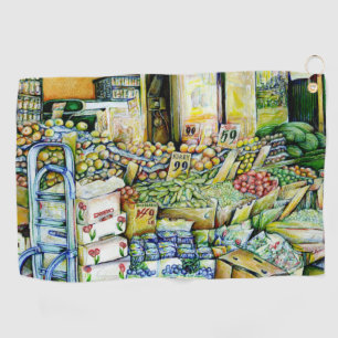 Undermining Artistic Gentrification Golf Towel