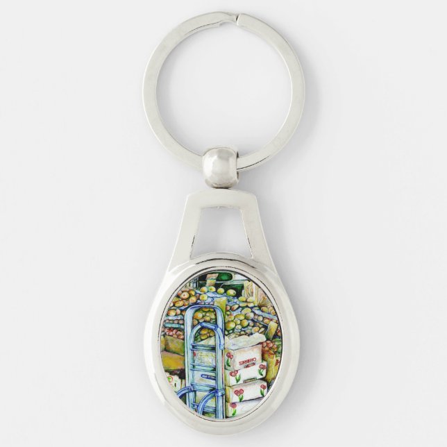 Undermining Artistic Gentrification Keychain (Front)