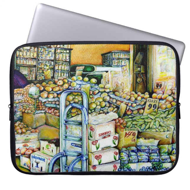 Undermining Artistic Gentrification Laptop Sleeve (Front)