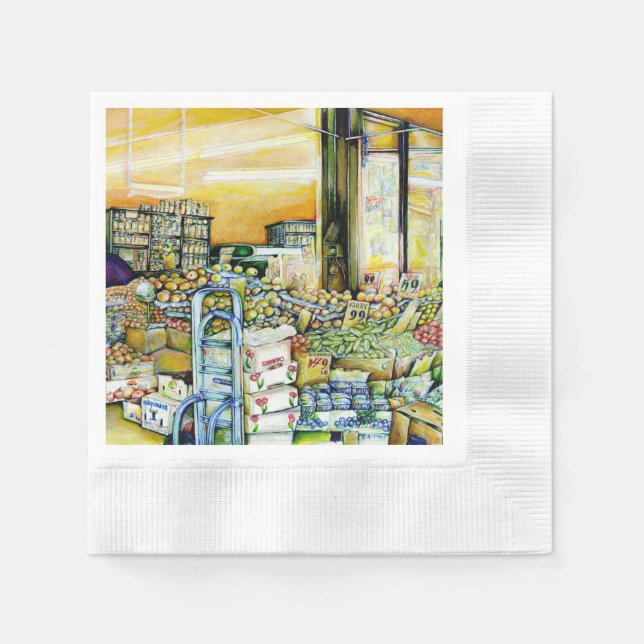 Undermining Artistic Gentrification Napkin (Front)