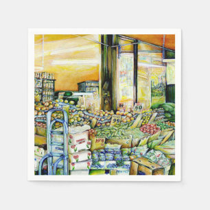 Undermining Artistic Gentrification Paper Napkins