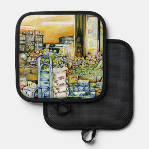 Undermining Artistic Gentrification Pot Holder