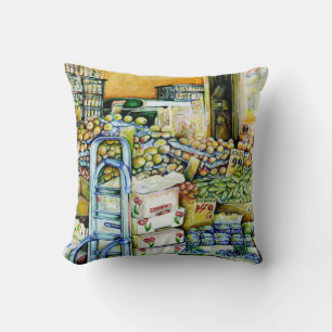 Undermining Artistic Gentrification Throw Pillow