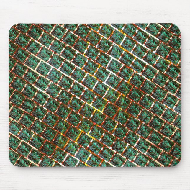Underneath the dirty and rusty grille mouse pad (Front)