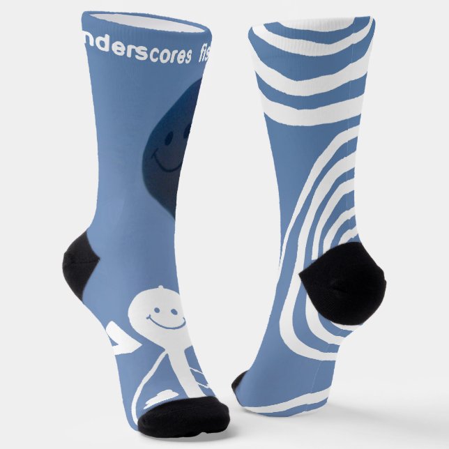 Underscores Socks [V4] (Angled)