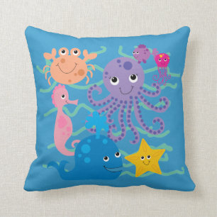 Undersea Adventure Throw Pillow