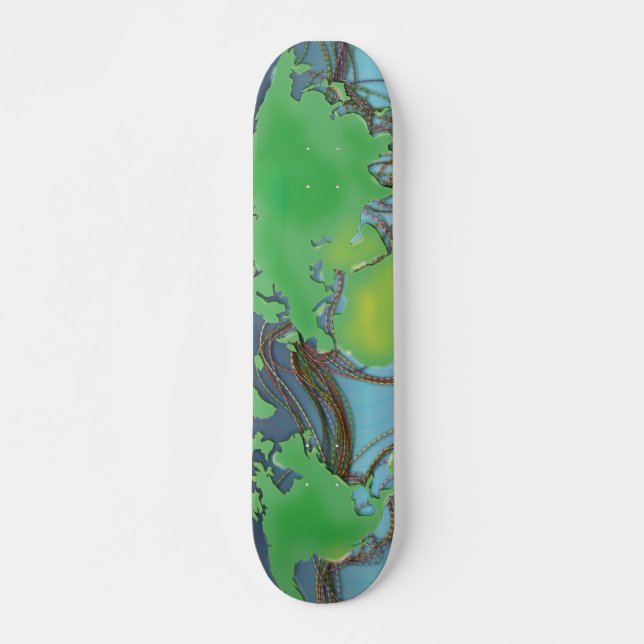 UnderSea Communication wires Skateboard (Front)