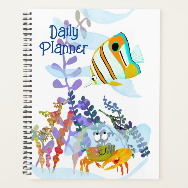 Undersea Cute Critters Daily Planner (Front)