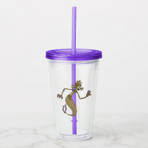 Undersea Gal   Creature From Black Lagoon Acrylic Tumbler