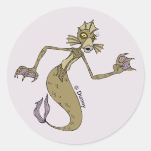 Undersea Gal   Creature From Black Lagoon Classic Round Sticker