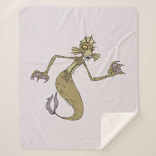 Undersea Gal   Creature From Black Lagoon Sherpa Blanket