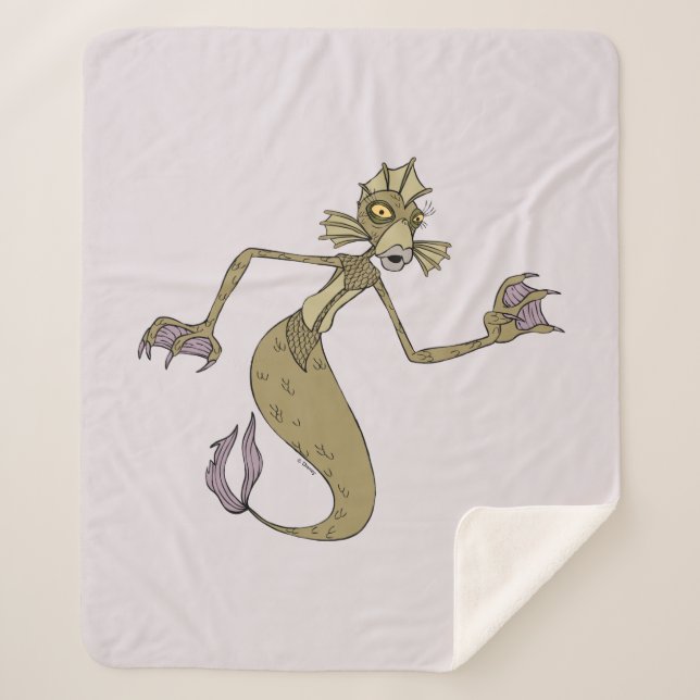 Undersea Gal | Creature From Black Lagoon Sherpa Blanket (Front)