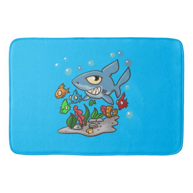 Undersea Life Bath Mat (Front)
