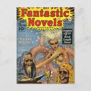 Undersea Snake People Postcard
