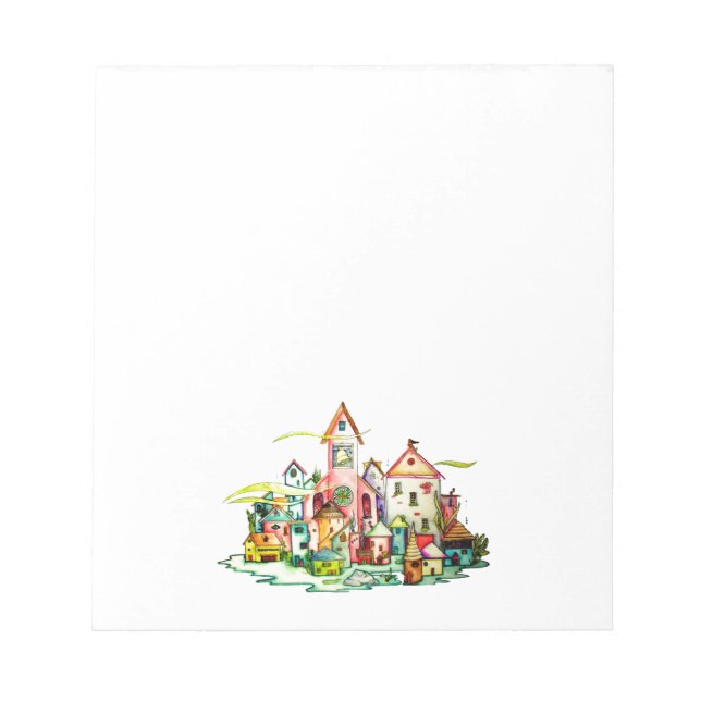 Undersea Village Notepad (Front)